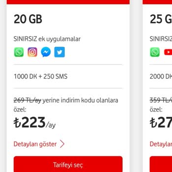 Vodafone Hat Taşıma Yanlış Tarife Uygulaması