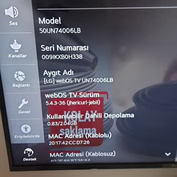 LG TV Sorunu