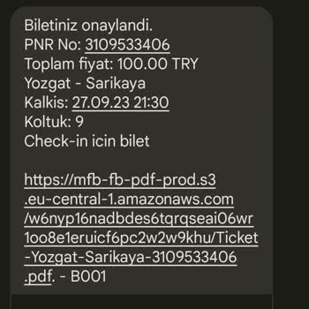 Kamil Koç Gelmeyen Aracın Parasını İade Etmiyor