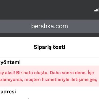 Bershka 2 Haftadır Ürünümü Göndermiyor