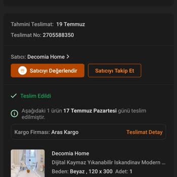Decomia Home Decomia Halıdan Aldığım Kusurlu Ürünler