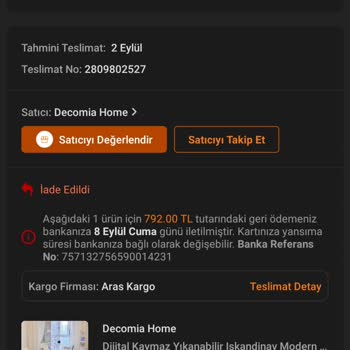 Decomia Home Decomia Halıdan Aldığım Kusurlu Ürünler