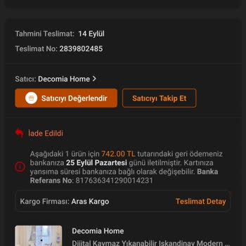 Decomia Home Decomia Halıdan Aldığım Kusurlu Ürünler