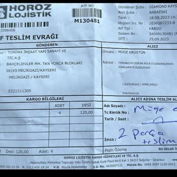 Horoz Lojistik Koçtaş'tan Aldığım Ürün Eksik Geldi Ve Montajını Yapamıyoruz
