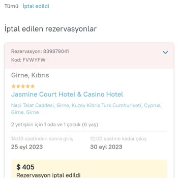 Zenhotels.com Zenhotels Para İadesi