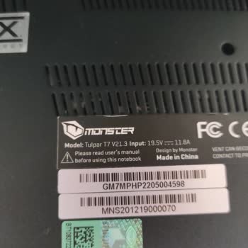 Monster Laptop Monitör Çalışmıyor & Sürekli Mavi Ekran Hatası