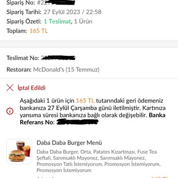 Trendyol Anlamsızca İptal Edilen Siparişim