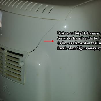 Russell Hobbs Yetkili Servisi Airfryer'ı Kırarak Teslim Etti