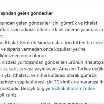 Amazon Ürünü Teslim Almadım Ama Teslim Edildi Gözüküyor.