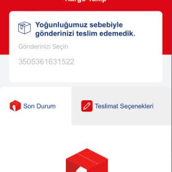 Aras Kargo Ürün Yine Teslim Edilmedi