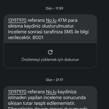 Yapı Kredi Bankası ATM' Sin Para Yutması Ve İade Edilmemesi