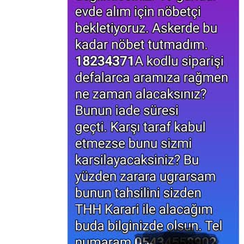 Sendeo 12 Günde Alınamayan Ürün