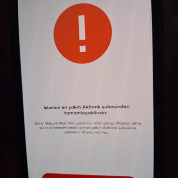 Akbank Mobilden Müşteri Olamama