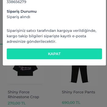 Shiny Force Siparişim İki Haftadır Kargoya Verilmedi