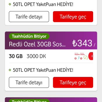 Vodafone Red Tarifesinin Fahiş Olması Ve Red Tarifesinden Çıkamama