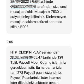 Paycell Haberim Olmadan Çekilen Para