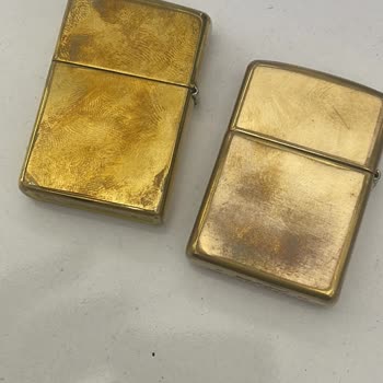 Zippo Tamir Merkezine Temiz Ürün Yolluyorum Kararmış Şekilde Geliyor