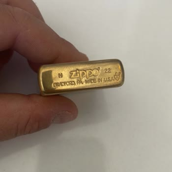 Zippo Tamir Merkezine Temiz Ürün Yolluyorum Kararmış Şekilde Geliyor