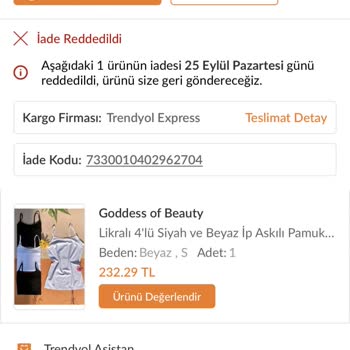Trendyol İle Sorun Yaşama