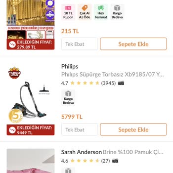 Trendyol İndimde Alınan Ürünleri İptal Ediyor