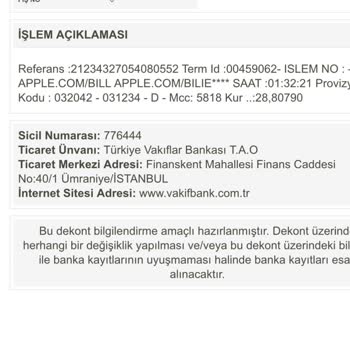 Apple İzinsiz Para Çekimi