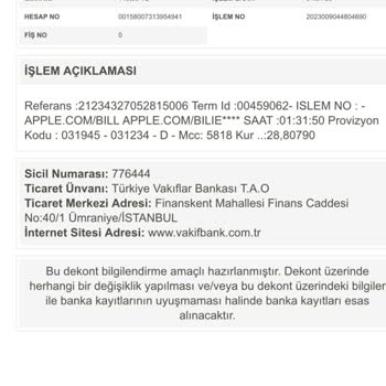 Apple İzinsiz Para Çekimi