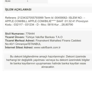 Apple İzinsiz Para Çekimi