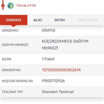 Kargom Sende Kargomu Kaybetti