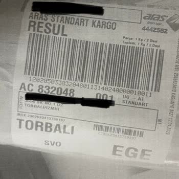 Aras Kargo'da Kaybolan Telefonum