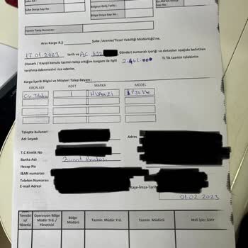 Aras Kargo'da Kaybolan Telefonum