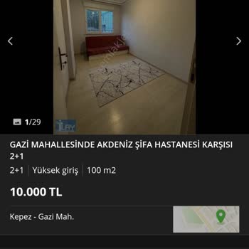 Emlakjet Ev İlanda Ama Direk Yok Deniliyor