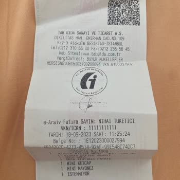 Arby's Biftekten Çıkan Yabacı Cisim