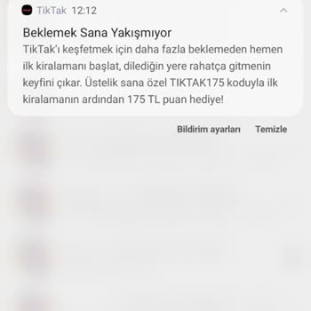 TikTak Kirala Puanım Yüklenmedi Müşteri Hizmetlerine Ulaşamıyorum