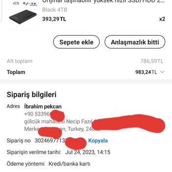 Aliexpress Param Güvende Olayı Yok, Mağdur Edilen Müşteri Çok.