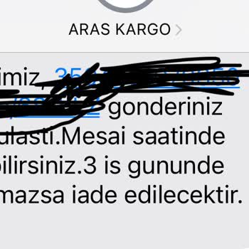 Aras Kargo Müşteri Temsilcisi Kabalığı Ve Müşteriyi Mağdur Etme