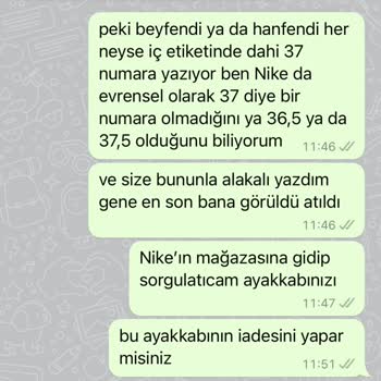 Vega Spor Gönderilen Ayakkabı Sahte
