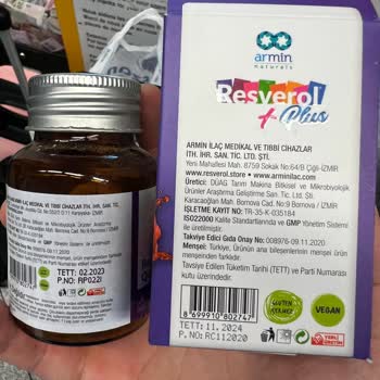 Resverol Son Kullanma Tarihi Geçmiş Ürün Kutu İçerisinden Çıktı!