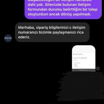 Tr.phyto.com Hala Satışta Olan Ürünü 1 Aydır Göndermedi Ve İptal Etti