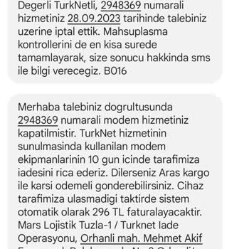 TurkNet Kendi Modemime El Koymak İstiyor