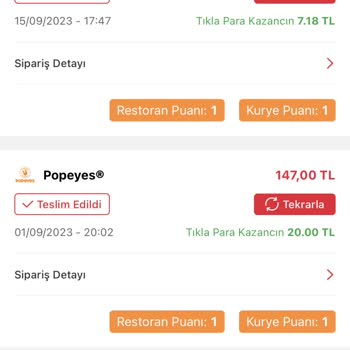Tıkla Gelsin Ve Popeyes Yemeğimi Göndermedi Aç Kaldım