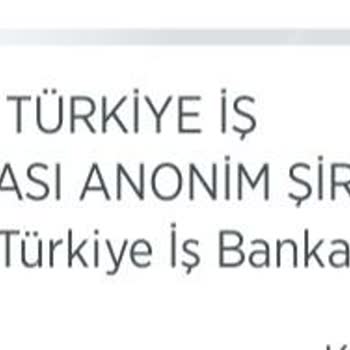 Anadolu Vakfının Hesabıma İş Bankası'ndan Attığı 105 TL