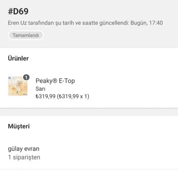 Peaky Flavio Peaky E Top Siparişi Şaka Gibi