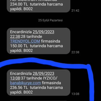 BanaBiKurye Habersiz Para Çekimi