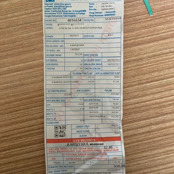 İzmir Büyükşehir Belediyesi Fazla Gelen Su Faturası