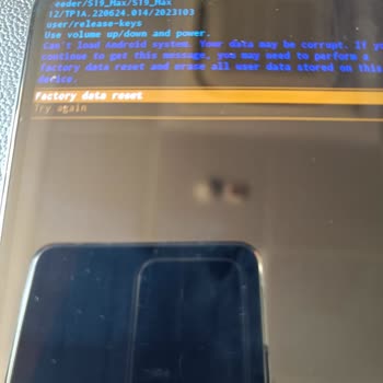 Reeder S19 Max 128 GB Sistem Hatası