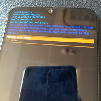 Reeder S19 Max 128 GB Sistem Hatası