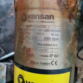 Vansan Dalgıç Pompa Servis Ve Garanti Sorunu