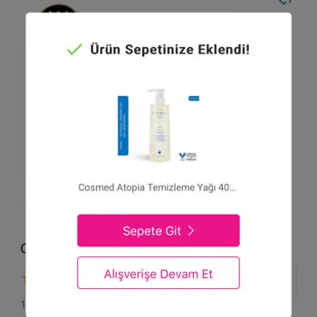 Watsons Ürün Sepete Eklenmiyor