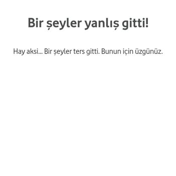 Vodafone Hediye Çarkının Çalışmaması
