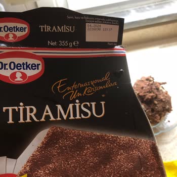 Dr. Oetker Tiramisu Kremasının Tadının Garip Olması!
